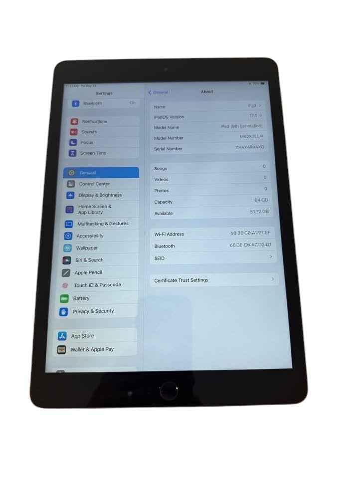 Refurbished iPad 9 256GB - Premium Quality 10.2 Inch Wi-Fi Tablet - Uniway Computer Ontario