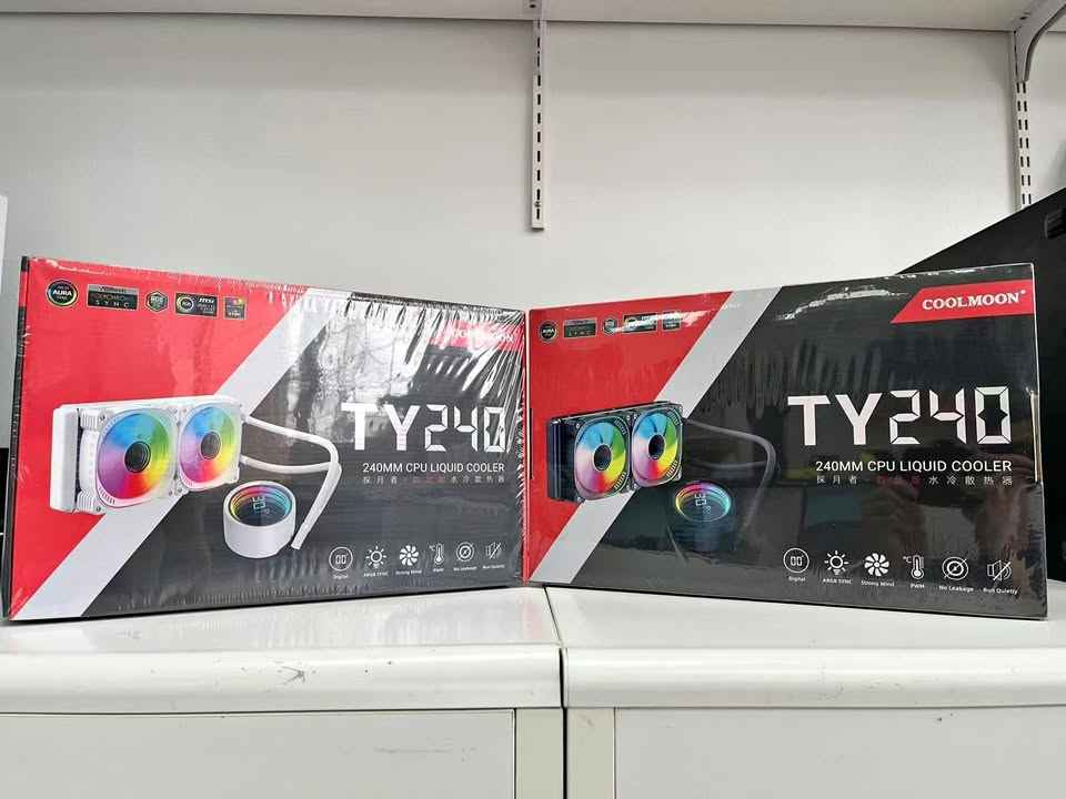 Coolmoon CPU Liquid Cooler TY240 240mm ARGB - Ultimate Cooling Solution - Uniway Computer Ontario