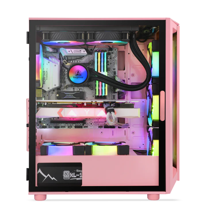 Segotep GANK 5 Pink(NO Fan) - Optimal Performance - Pick Up Only - Uniway Computer Ontario