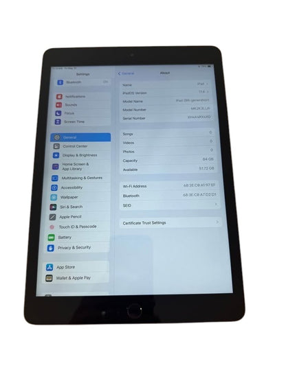 Refurbished (Excellent) - iPad 10.2" 128G with Wi-Fi (8 Generation)