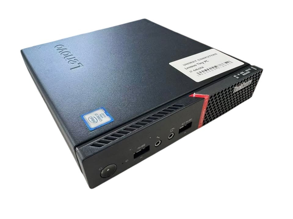 Refurbished - Lenovo ThinkCentre M900q, i7-6700T@3.6 GHz , 16G DDR4, 256GB SSD, Windows 11 Pro