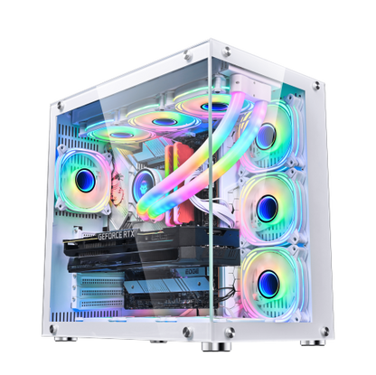 Gaming PC Ryzen 7 5800X 5060 - 32GB DDR4, 1TB NVMe, DLSS 4 AI Powered, Windows 11 Pro for Ultimate Gaming Experience