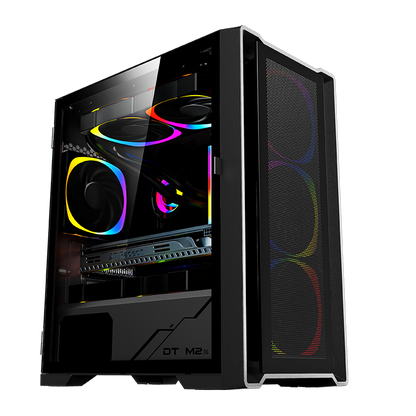 Gaming PC Ryzen 5 5500, RTX 50 Series DLSS 4-AI Powered Performance, 16G DDR4, 1TB NVMe, Windows 11 Pro