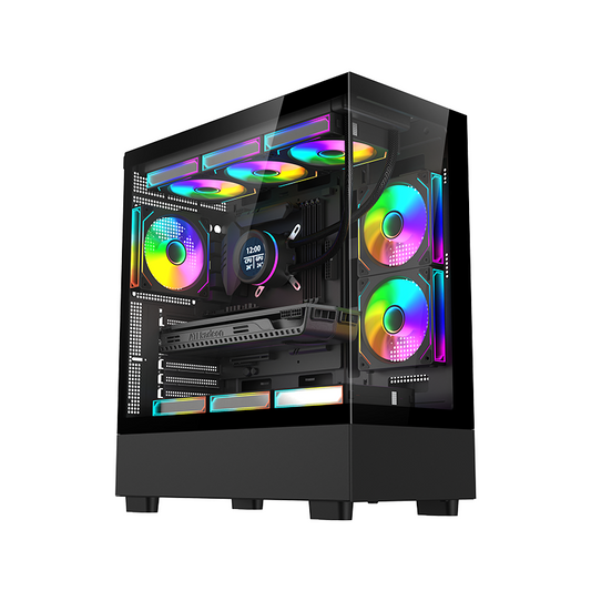 Gaming PC Ryzen 5 7600X, RTX 5060, DLSS 4-AI Powered Performance, 32G DDR5, 1TB NVMe, Windows 11 Pro