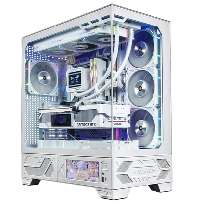 Gaming PC Ryzen 7 7800X3D, RTX 50 Series, DLSS 4-AI Powered Performance, 32G DDR5, 1TB NVMe, Windows 11 Pro, intergrated LCD