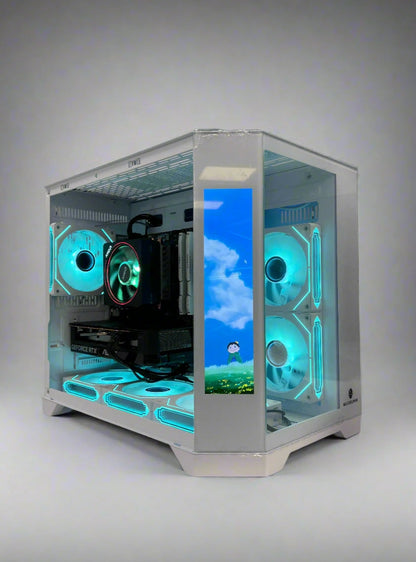 Gaming PC Ryzen 7 5800XT, RTX 50 Series DLSS 4-AI Powered Performance, 32G DDR4, 1TB NVMe, Windows 11 Pro -  Integrated LCD screen