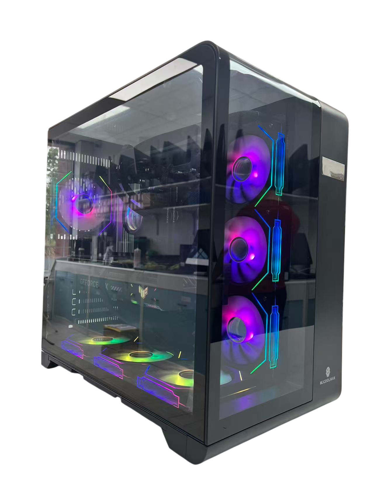 Gaming PC Ryzen 9 9950X, RTX 50 Series, DLSS 4-AI Powered Performance, 32G DDR5, 2TB NVMe, Windows 11 Pro