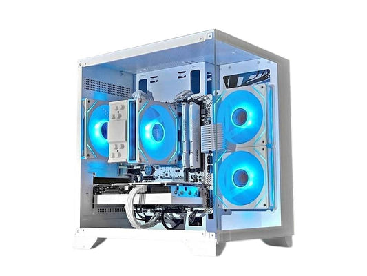 Gaming PC Ryzen 7 5700X, RTX 5060, DLSS 4-AI Powered Performance, 32G DDR4, 1TB NVMe, Windows 11 Pro