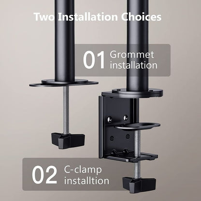 Brand New Dual Monitor Arm stand 19"~27"
