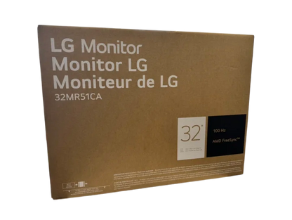 Brand New LG Monitor 32MR51CA 32" 1080P 100 Hz. AMD FreeSync