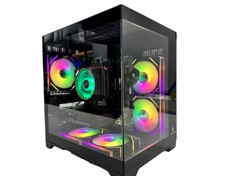 Gaming PC Ryzen 7 5700X, RTX 5060, DLSS 4-AI Powered Performance, 32G DDR4, 1TB NVMe, Windows 11 Pro