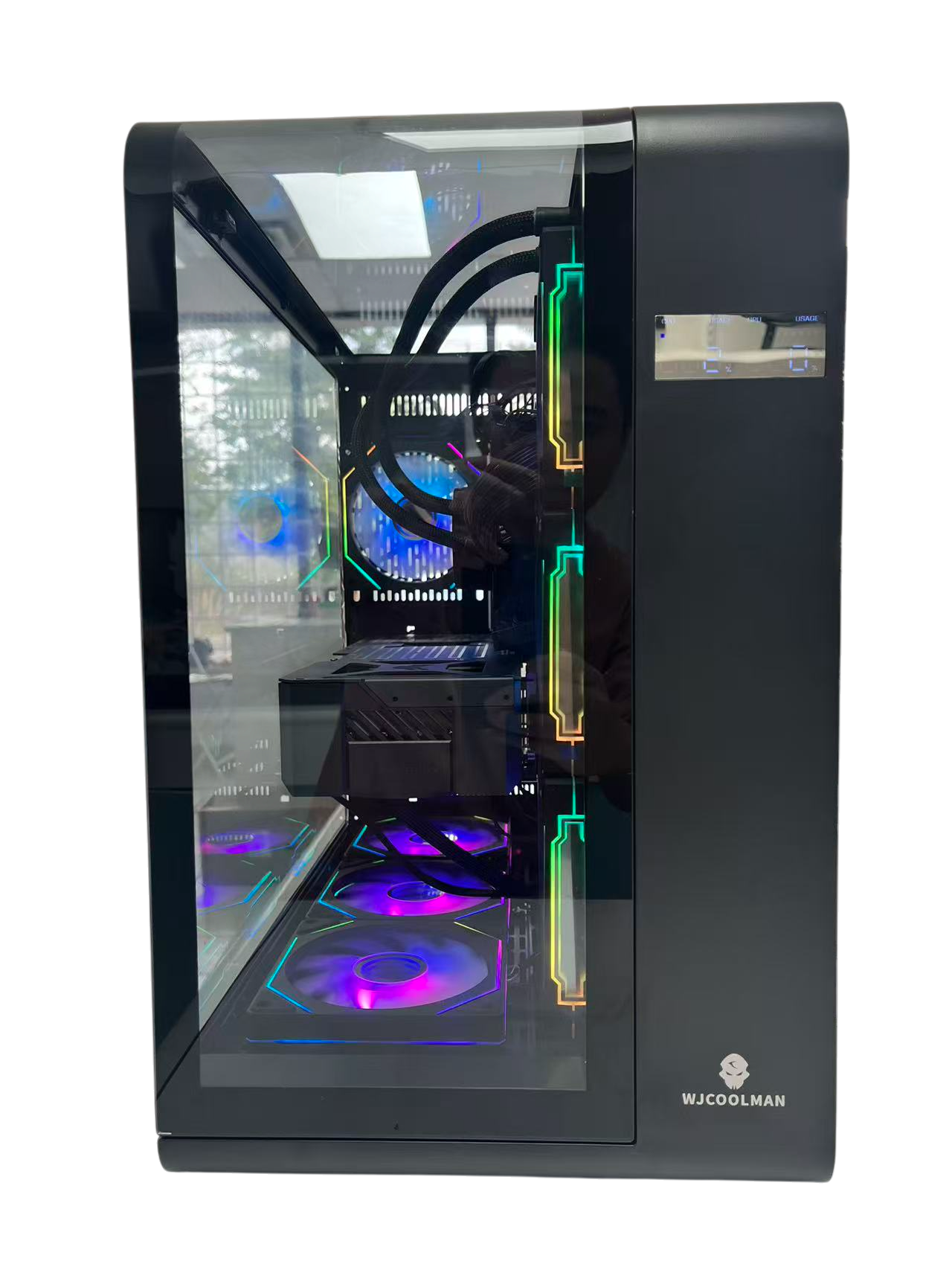 Gaming PC Ryzen 9 9950X, RTX 50 Series, DLSS 4-AI Powered Performance, 32G DDR5, 2TB NVMe, Windows 11 Pro
