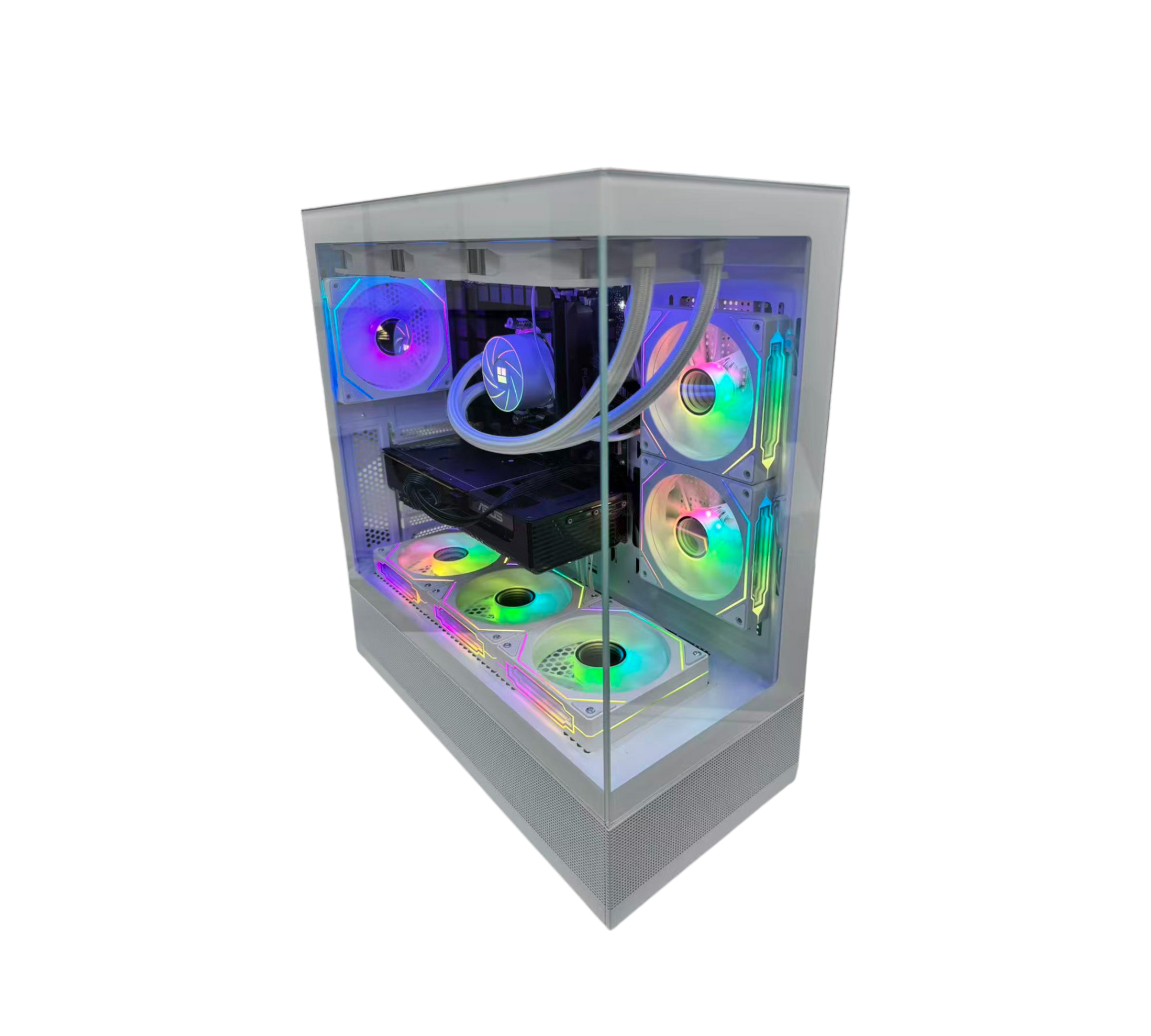 Gaming PC Ryzen 7 7700X, RTX 50 Series, DLSS 4-AI Powered Performance, 32G DDR5, 1TB NVMe, Windows 11 Pro - Uniway Computer Ontario