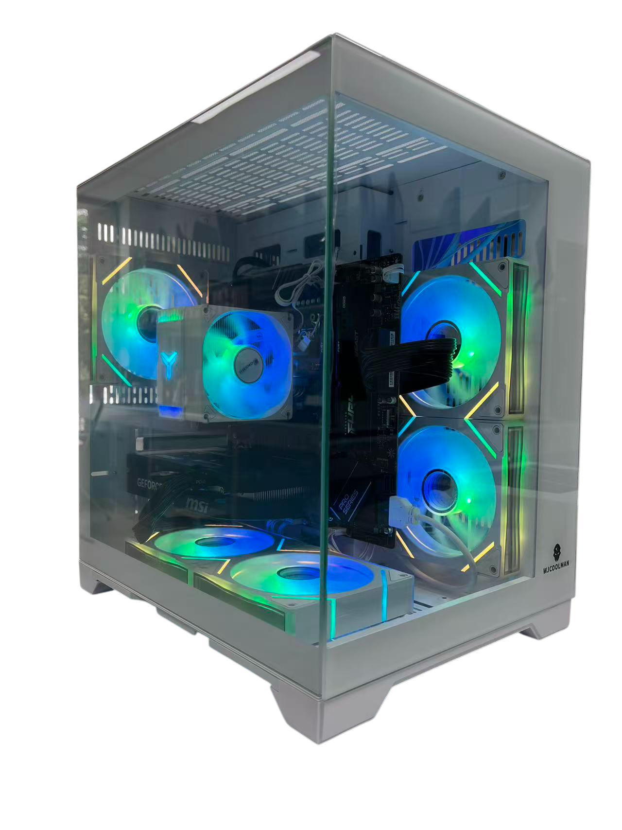 Gaming PC intel i5-14600K, RTX 5060, DLSS 4-AI Powered Performance, 32G DDR5, 1TB NVMe, Windows 11 Pro