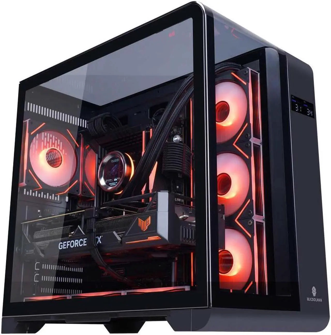Gaming PC Ryzen 7 9800X3D, RTX 50 Series, DLSS 4-AI Powered Performance, 32G DDR5, 1TB NVMe, Windows 11 Pro