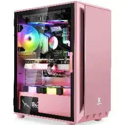 New Released! Gaming PC intel i7-4770| 16G DDR3 | 512GB SSD | GTX 1660s (Pink Case)