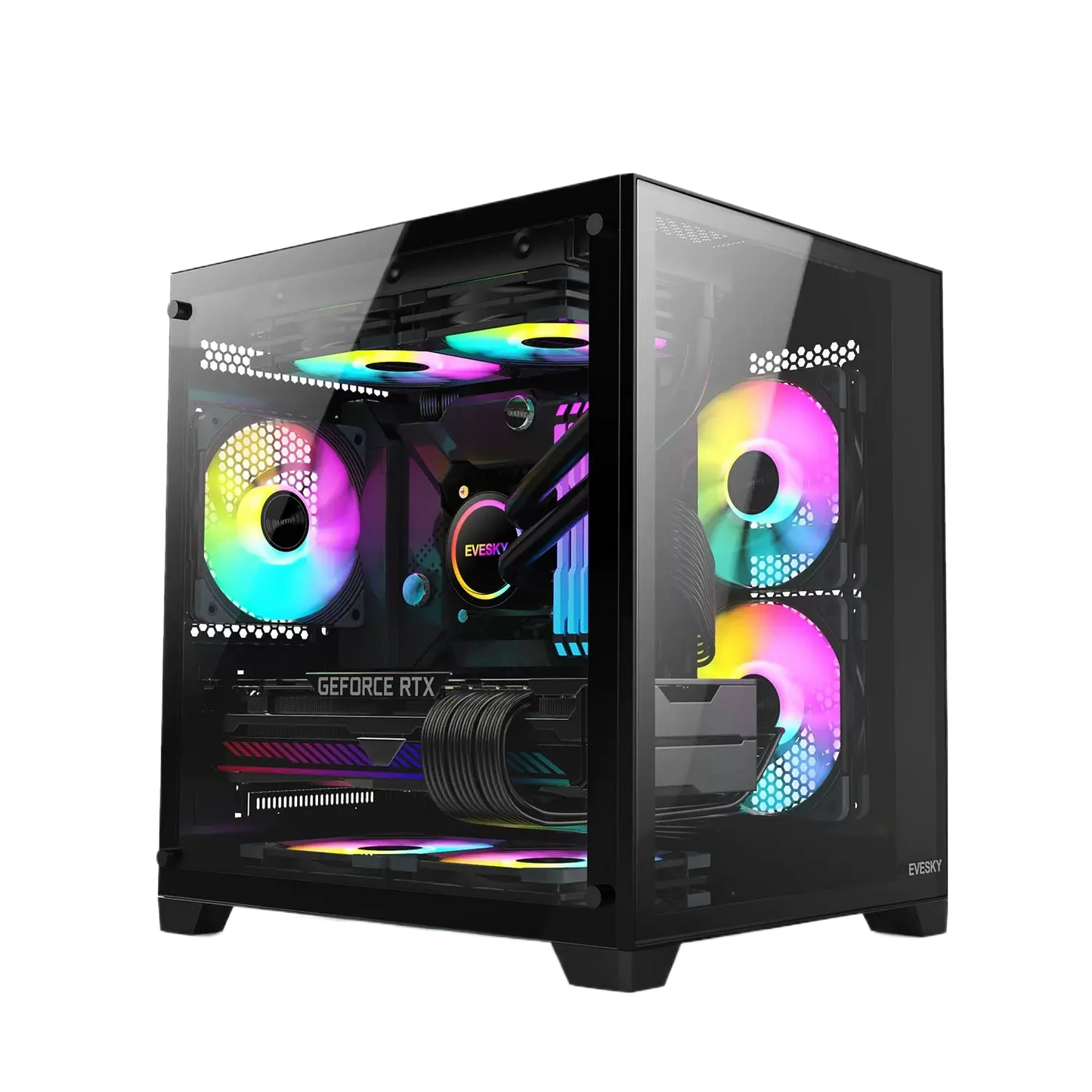 Gaming PC Ryzen 5 5500 +3060 Ti, 16G DDR4, 1TB Nvme