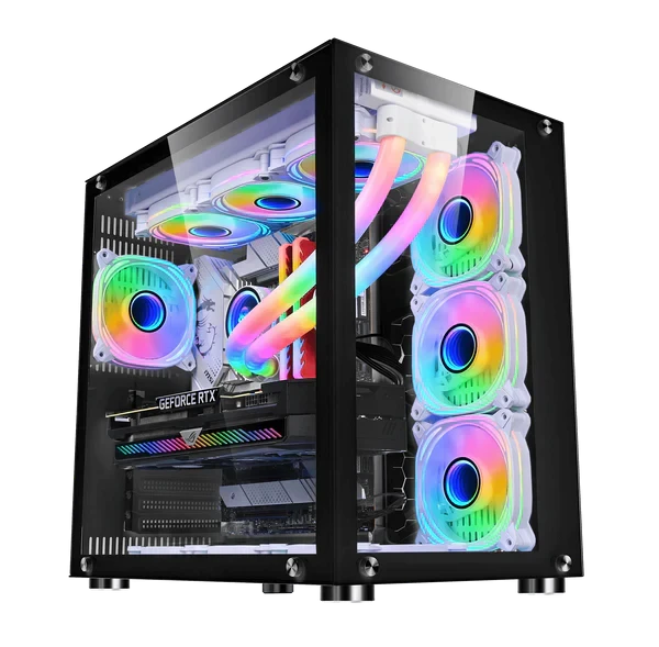 Gaming PC Ryzen 7 5800X 5060 - 32GB DDR4, 1TB NVMe, DLSS 4 AI Powered, Windows 11 Pro for Ultimate Gaming Experience