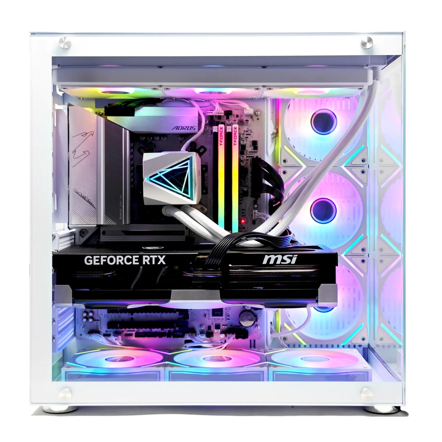 Gaming PC Ryzen 7 7800X3D, RTX 50 Series, DLSS 4-AI Powered Performance, 32G DDR5, 1TB NVMe, Windows 11 Pro