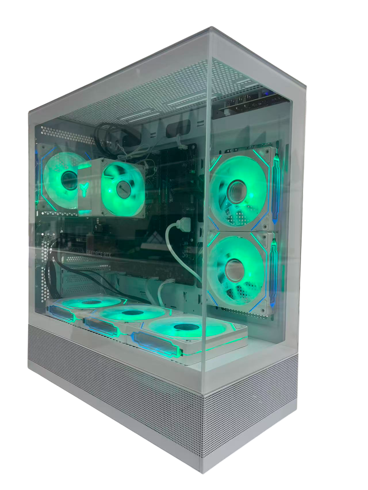 Gaming PC Ryzen 5 7600X, RTX 5060, DLSS 4-AI Powered Performance, 32G DDR5, 1TB NVMe, Windows 11 Pro