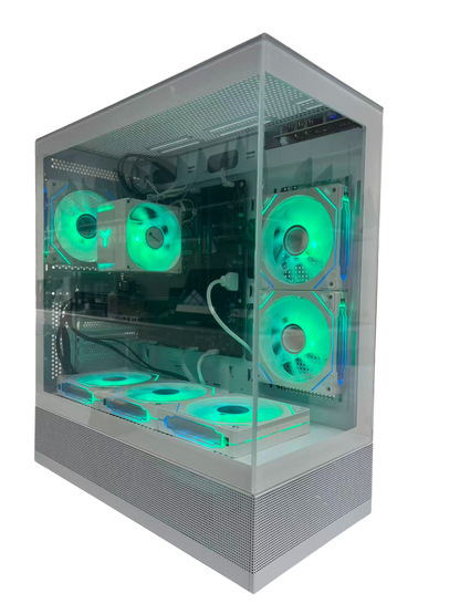 Gaming PC Ryzen 5 7600X, RTX 5060, DLSS 4-AI Powered Performance, 32G DDR5, 1TB NVMe, Windows 11 Pro