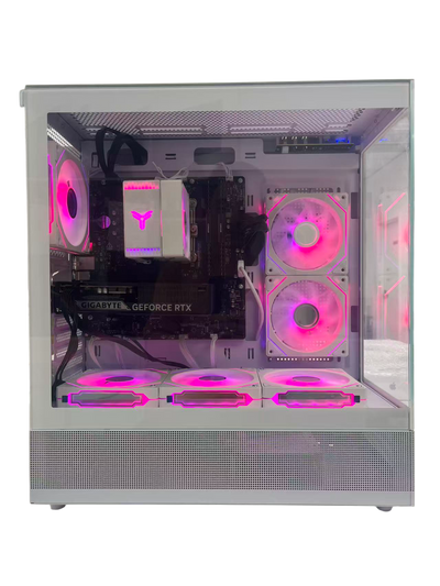Gaming PC Ryzen 5 7600X, RTX 5060, DLSS 4-AI Powered Performance, 32G DDR5, 1TB NVMe, Windows 11 Pro