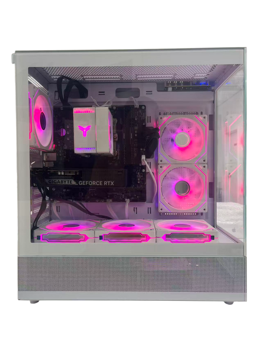 Gaming PC Ryzen 5 7600X, RTX 5060, DLSS 4-AI Powered Performance, 32G DDR5, 1TB NVMe, Windows 11 Pro