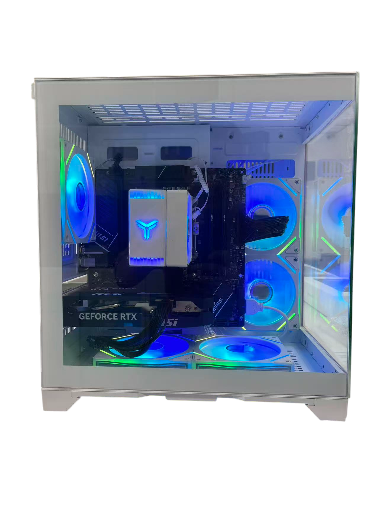 Gaming PC intel i5-14600K, RTX 5060, DLSS 4-AI Powered Performance, 32G DDR5, 1TB NVMe, Windows 11 Pro
