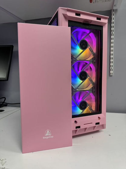 Gaming PC intel i7 4770+ 1660s, 16G DDR3, 500GB SSD(Pink Case)