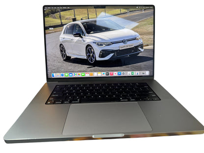 Refurbished - 2021 APPLE MACBOOK Pro A2485, M1 Max, 32G, 1TB, 16" Retina- sliver