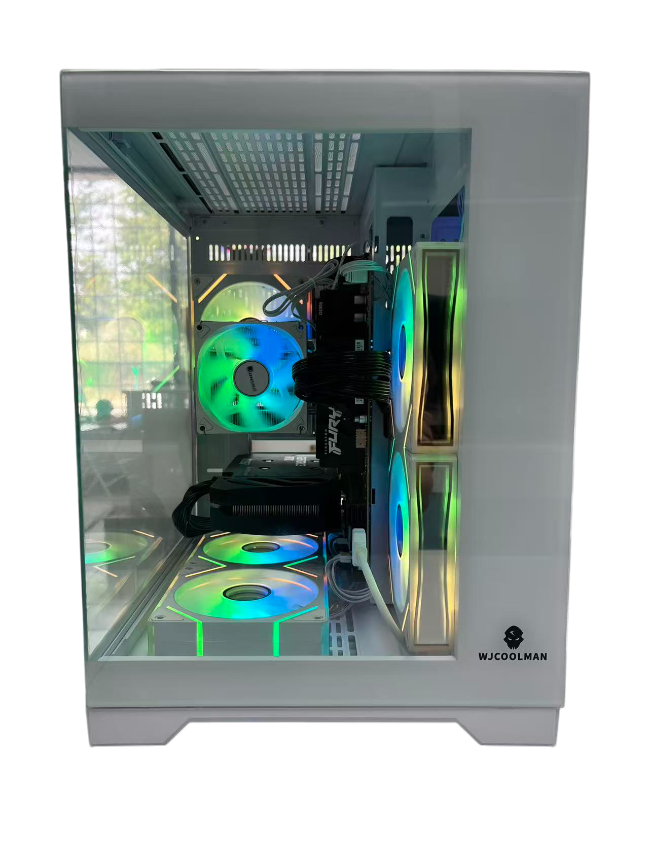 Gaming PC intel i5-14600K, RTX 5060, DLSS 4-AI Powered Performance, 32G DDR5, 1TB NVMe, Windows 11 Pro