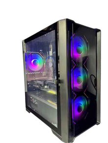 Gaming PC Ryzen 5 5500, RTX 50 Series DLSS 4-AI Powered Performance, 16G DDR4, 1TB NVMe, Windows 11 Pro